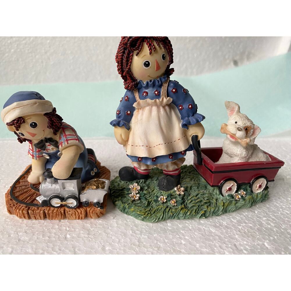 Vintage Collection Enesco Raggedy Ann & Andy collection 2 figurines